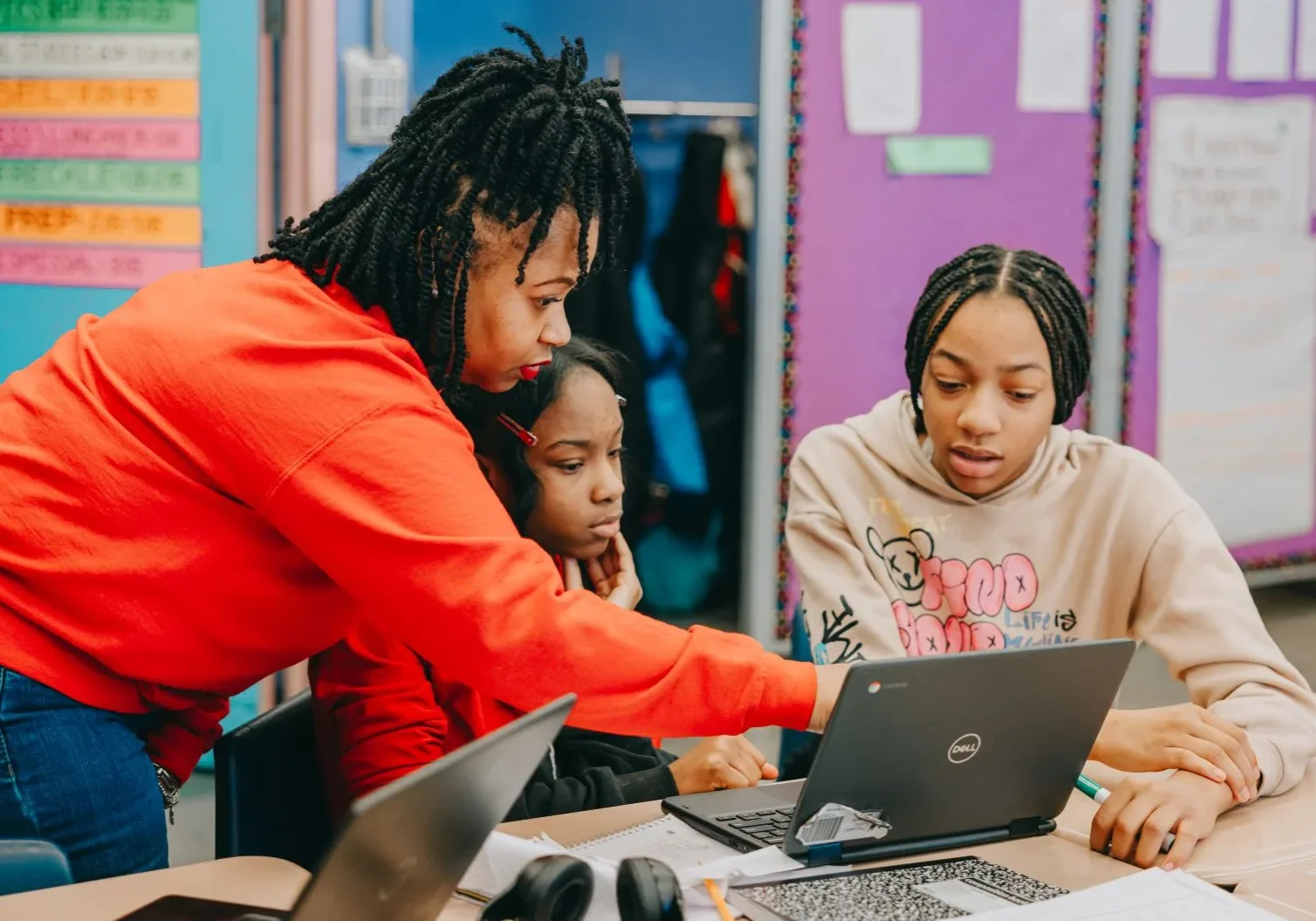 Hughes-Teacher and Students